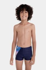 Pantaloneta De Baño Aquashort Shark In Space Junior Azul Hombre