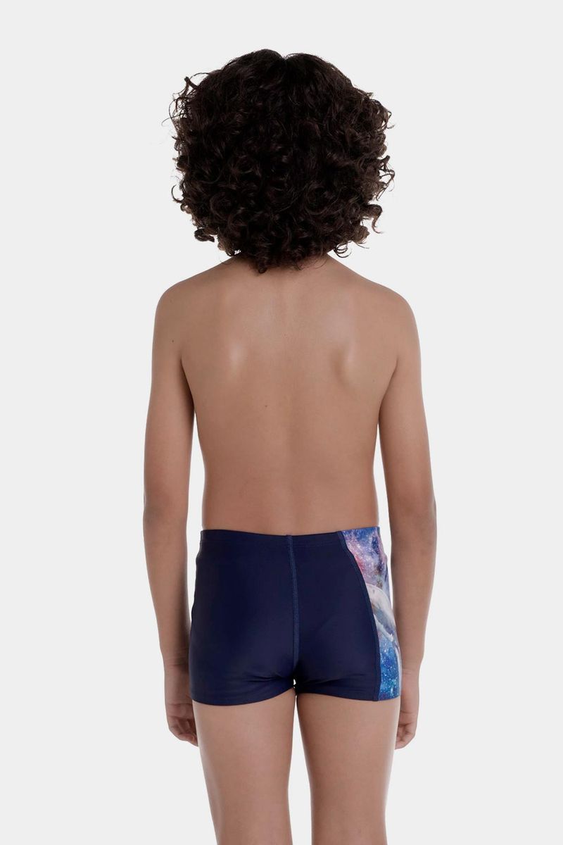 Pantaloneta De Baño Aquashort Shark In Space Junior Azul Hombre