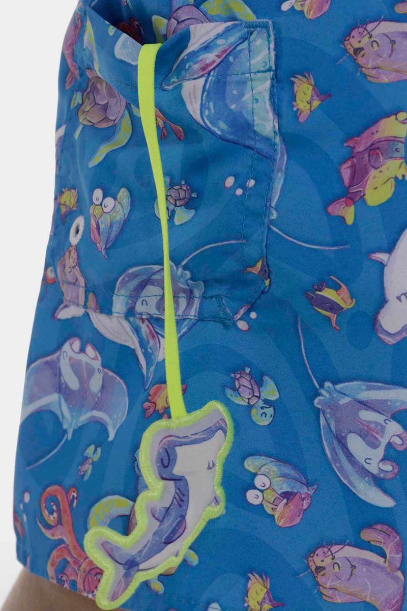 Pantaloneta Hammerhead Heroes Multicolor Bebé Masculino
