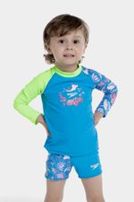 Camiseta Manga Larga Sunshine Hammerhead Heroes Multicolor Bebé Masculino