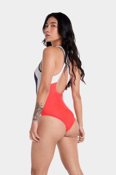 Vestido De Baño Crossback Risk Cross Jet Mujer