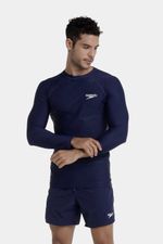 Camiseta Manga Larga Sunshine Hapuna Blocks Azul Hombre