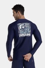 Camiseta Manga Larga Sunshine Hapuna Blocks Azul Hombre