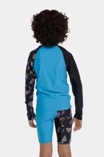 Camiseta Manga Corta Underlying  Azul Junior Masculino