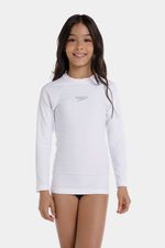 Camiseta Manga Larga Hyden  Blanco Junior Unisex