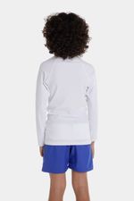 Camiseta Manga Larga Hyden  Blanco Junior Unisex