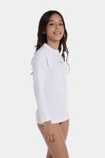 Camiseta Manga Larga Hyden  Blanco Junior Unisex