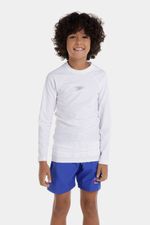 Camiseta Manga Larga Hyden  Blanco Junior Unisex