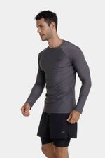 Camiseta Manga Larga Sunshine Mauka Gris Hombre