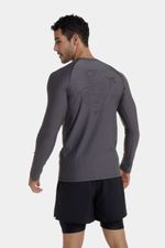 Camiseta Manga Larga Sunshine Mauka Gris Hombre