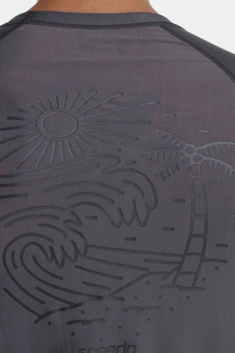 Camiseta Manga Larga Sunshine Mauka Gris Hombre