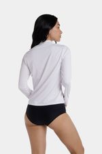 Camiseta Manga Larga Sunshirt Blanco Mujer