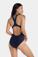 Vestido De Baño Medalist Duo Logo Coral Azul Mujer