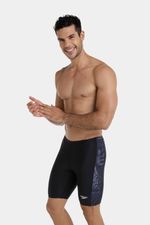 Pantaloneta De Baño Jammer Pixel Palm Negro Hombre