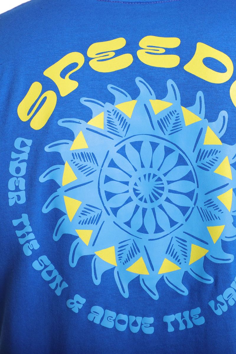 Camiseta Manga Corta Sund And Waves Azul Hombre