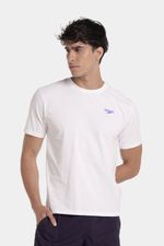 Camiseta Manga Corta Hidden Fin Blanco Hombre