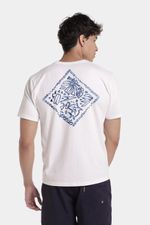 Camiseta Manga Corta Camo Mirage Blanco Hombre
