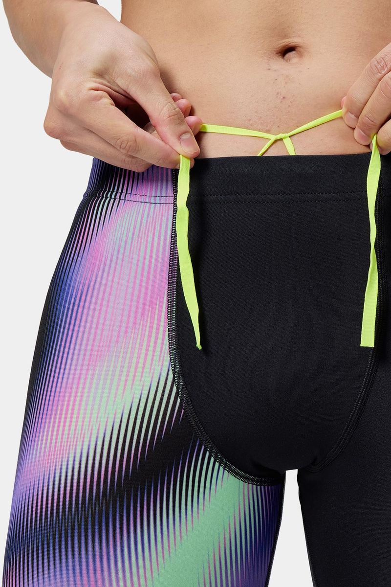 Pantaloneta De Baño Jammer One-Leg Blurry Glass Morado Hombre