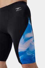 Pantaloneta De Baño Jammer Ocean Wash Side Spliced Azul Hombre