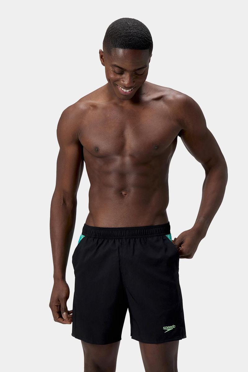 Pantaloneta Sport 2 Panel 16 Pulgadas Verde Hombre