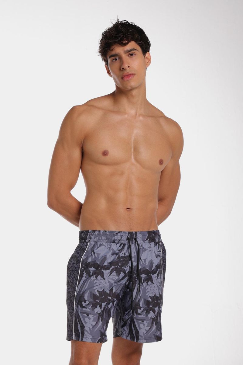 Pantaloneta Swept Floral 18 Pulgadas Multicolor Hombre