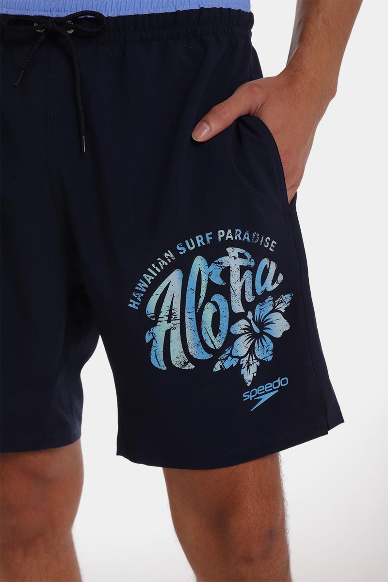 Pantaloneta Aloha Glow 18 Pulgadas Multicolor Hombre