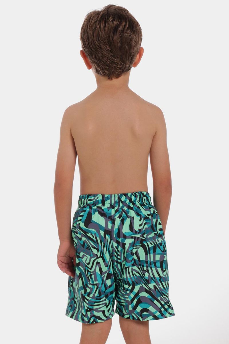 Pantaloneta Mazes And Twirls 15 Pulgadas Junior Multicolor  Masculino