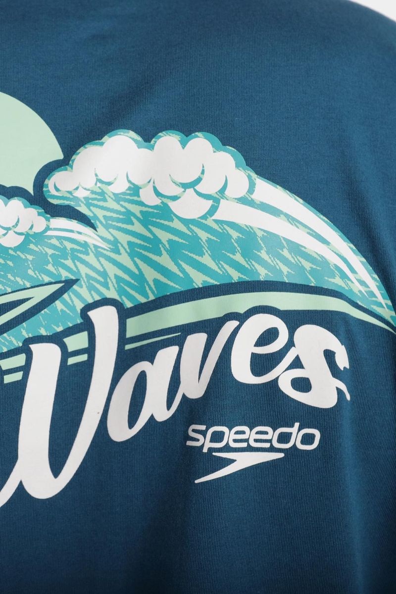 Camiseta Manga Corta Wave Emerald Verde Hombre