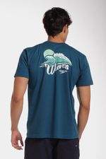 Camiseta Manga Corta Wave Emerald Verde Hombre