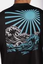 Camiseta Manga Larga Sunshirt Mistform Negro Hombre