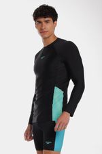 Camiseta Manga Larga Sunshine Weave Maze Alf Negro Hombre