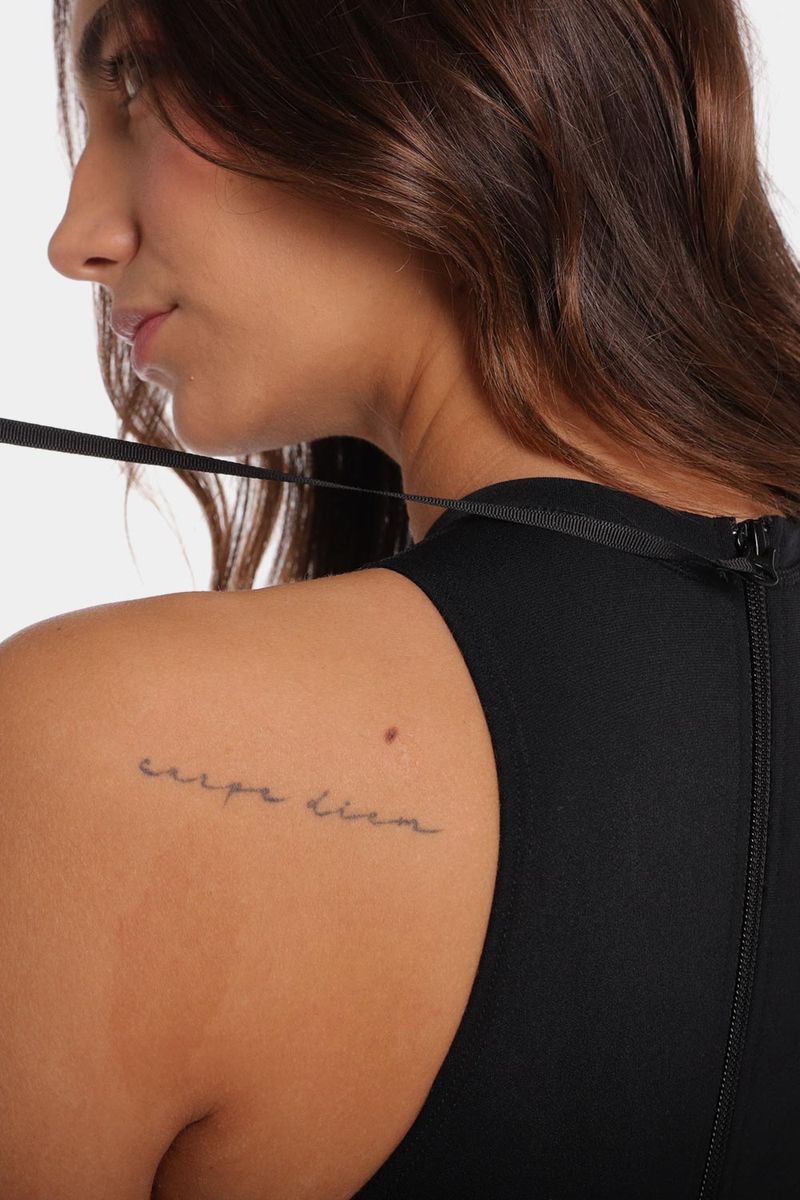 Vestido De Baño Hydrasuit Fusion Boom Negro Mujer