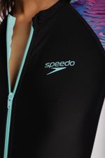 Vestido De Baño Manga Larga Vented Glow Multicolor Mujer