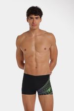 Pantaloneta De Baño Aquashort Flow Alfaboom Negro Hombre