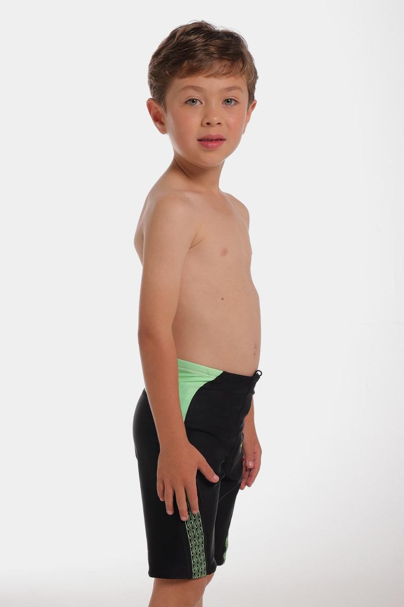 Pantaloneta De Baño Jammer Wire Boom Junior Negro Masculino