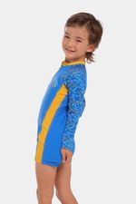 Enterizo De Baño Shredding Shark Bebé Multicolor Masculino