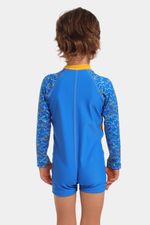 Enterizo De Baño Shredding Shark Bebé Multicolor Masculino