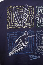 Camiseta Manga Corta Kinetic Flux Azul Hombre