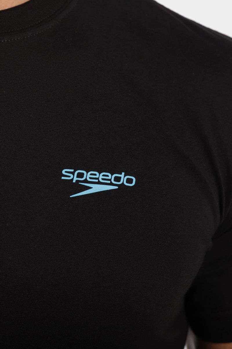 Camiseta Manga Corta Cyber Bloom Negro Hombre