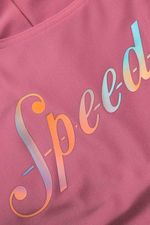 Vestido De Baño U-Back Logo Deep Coral Mujer