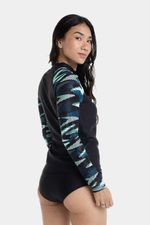 Camiseta Manga Larga Sunshine High Tide Negro Mujer