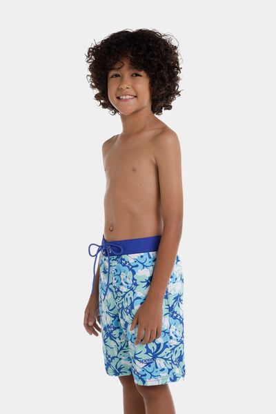 Pantaloneta Kapua Floral 17 Pulgadas Junior Masculino