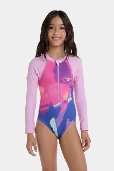 Vestido De Baño Manga Larga Multi Tide Junior Femenino