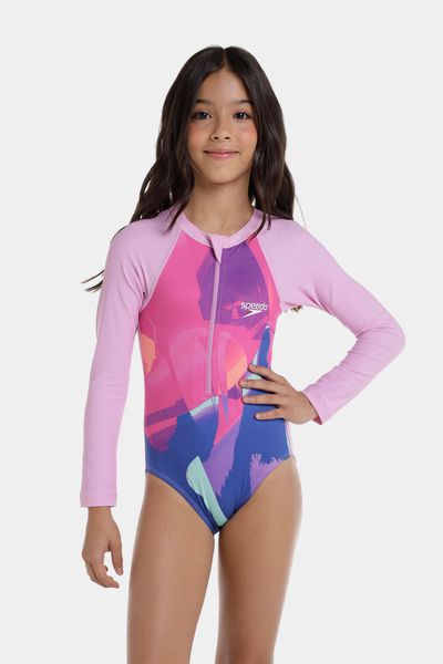 Vestido De Baño Manga Larga Multi Tide Junior Femenino