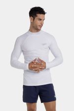 Camiseta Manga Larga Sunshirt Blanca Hombre
