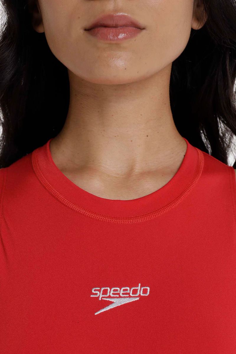 Vestido De Baño Hydrasuit Essentials Rojo Mujer