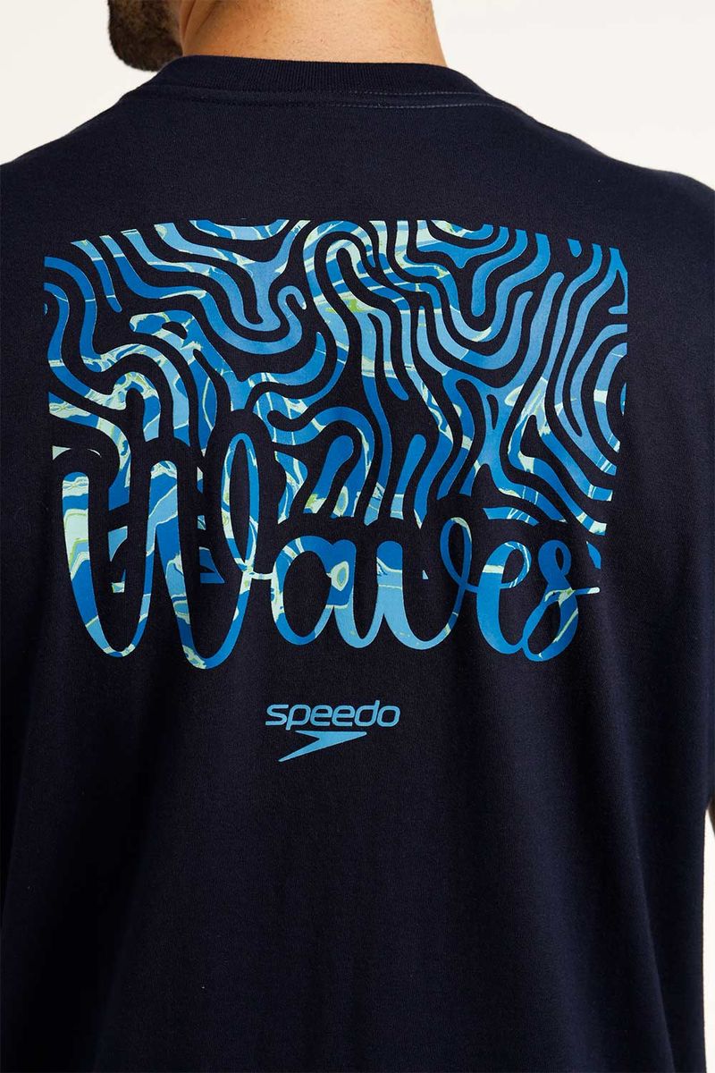 Camiseta Manga Corta Aqua Terrain Azul Hombre