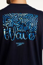 Camiseta Manga Corta Aqua Terrain Azul Hombre