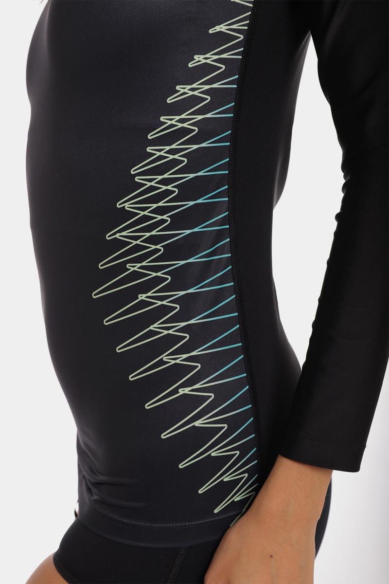 Camiseta Manga Larga Sunshine Boom ShadowNegro  Mujer