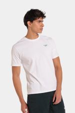 Camiseta Manga Corta Lumen Clock  Blanco Hombre